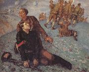 Kuzma Petrov-Vodkin Death of the Commissar painting